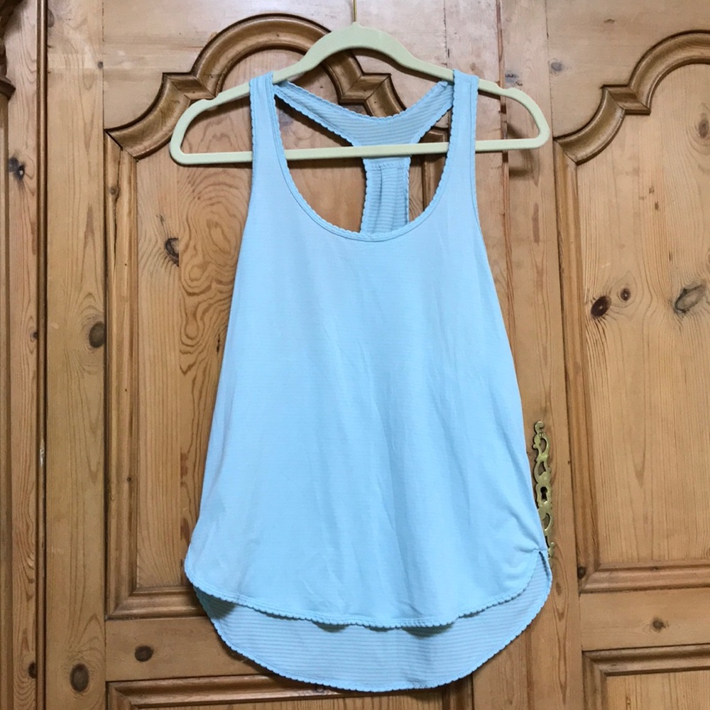 Lululemon scalloped edge singlet tank